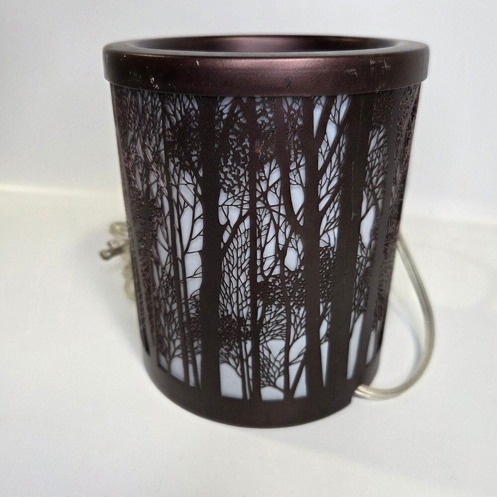 Yankee Candle Scenterpiece Twilight Silhouettes Wax Warmer Timer Tree Forest